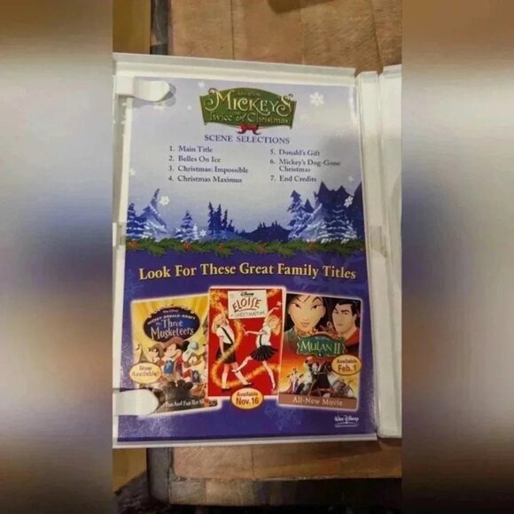 Mickey's Twice Upon A Christmas DVD (EUC) - Picture 4 of 5